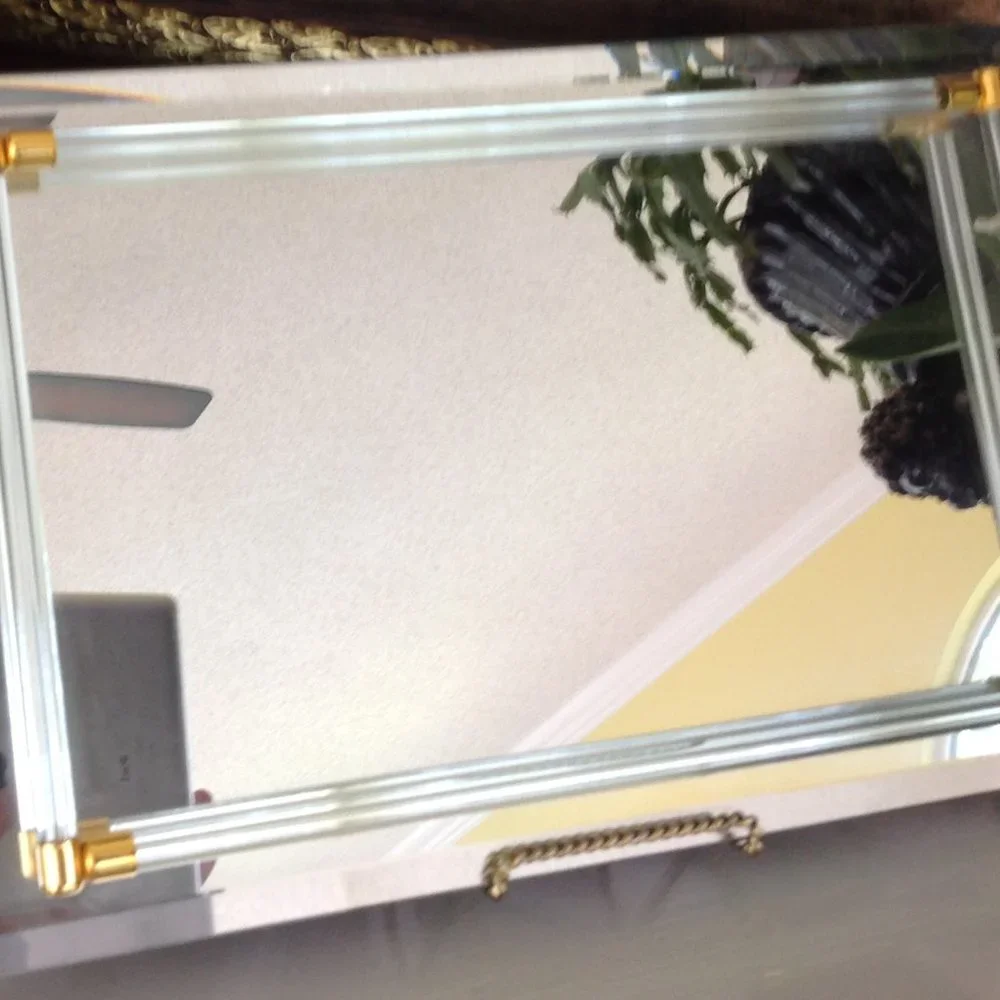 Vintage Mirrored Vanity Tray